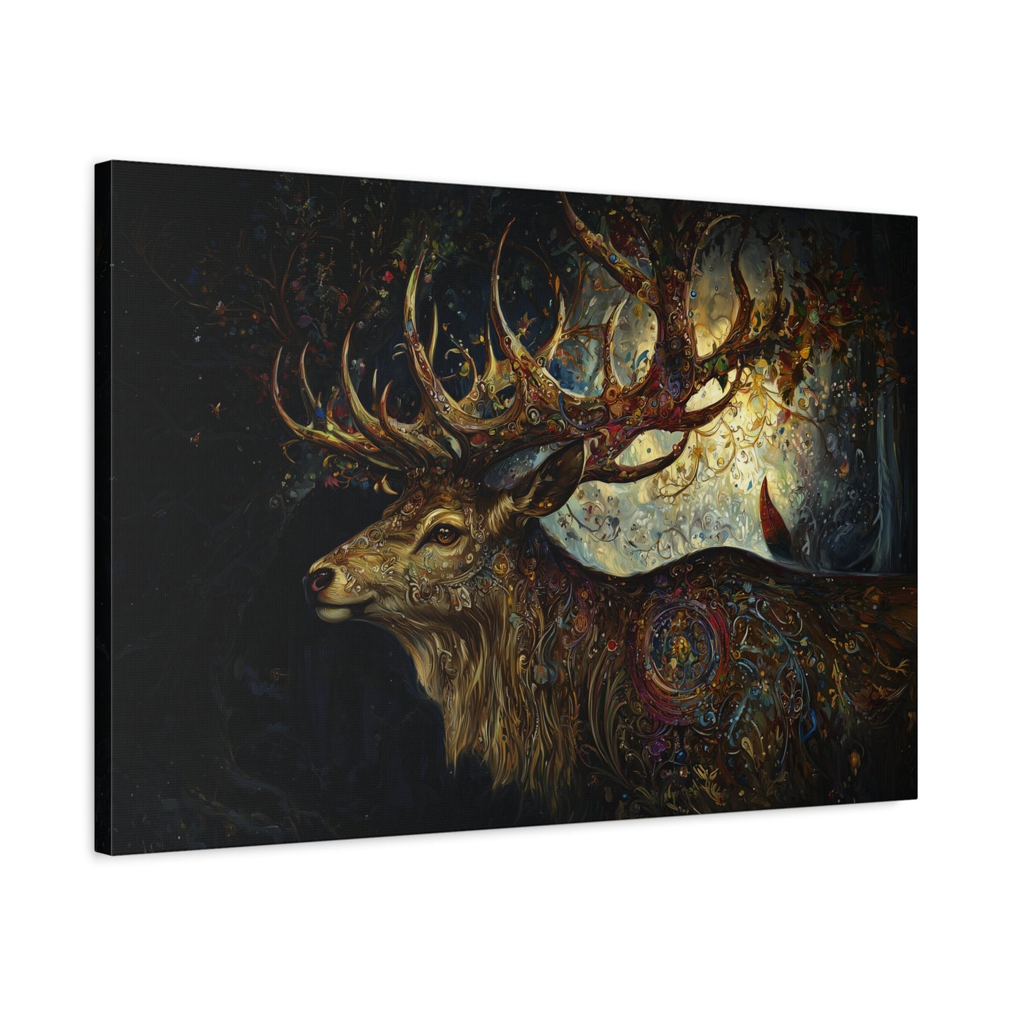 Stag of Yore Canvas Print