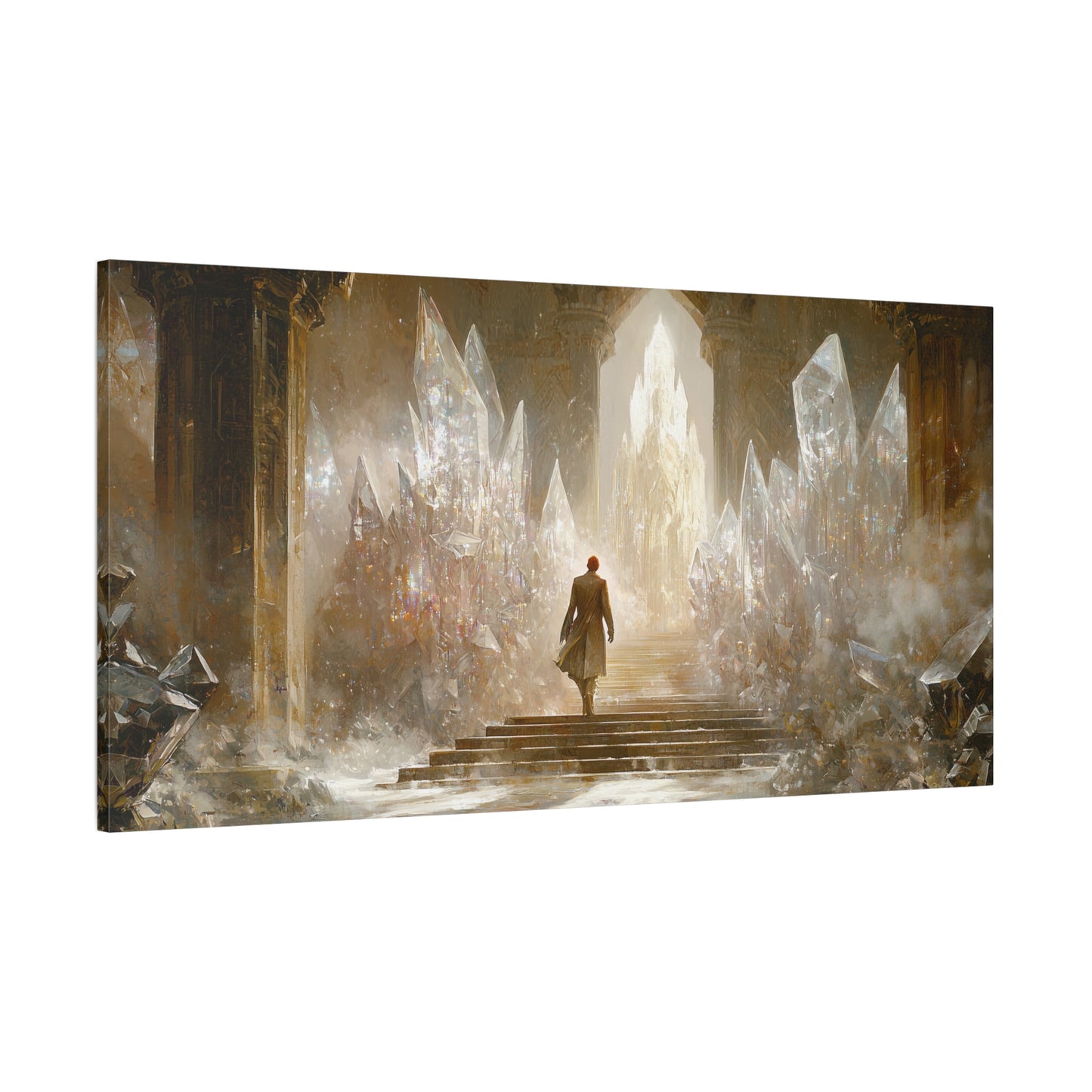 Light's Ascent Canvas Print