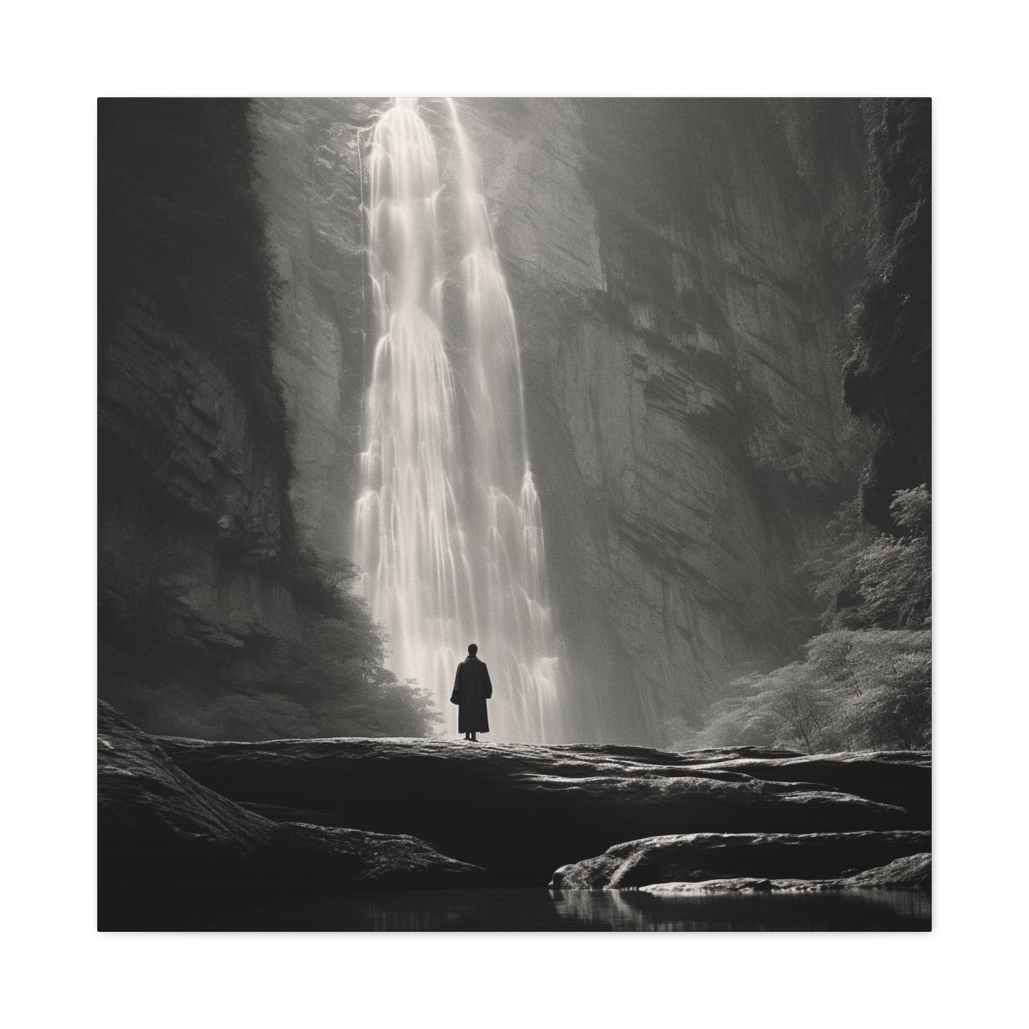 The Silent Fall Canvas Print