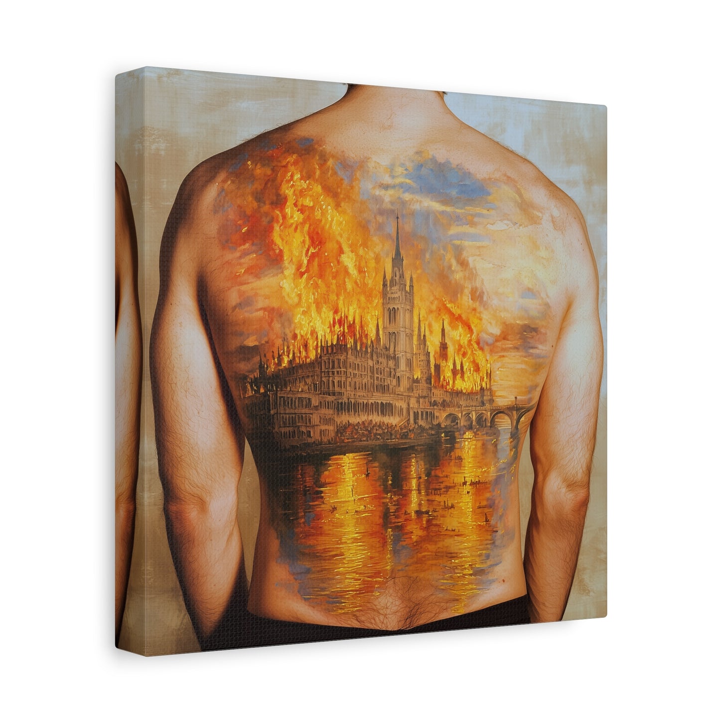 The Burning Dream Canvas Print