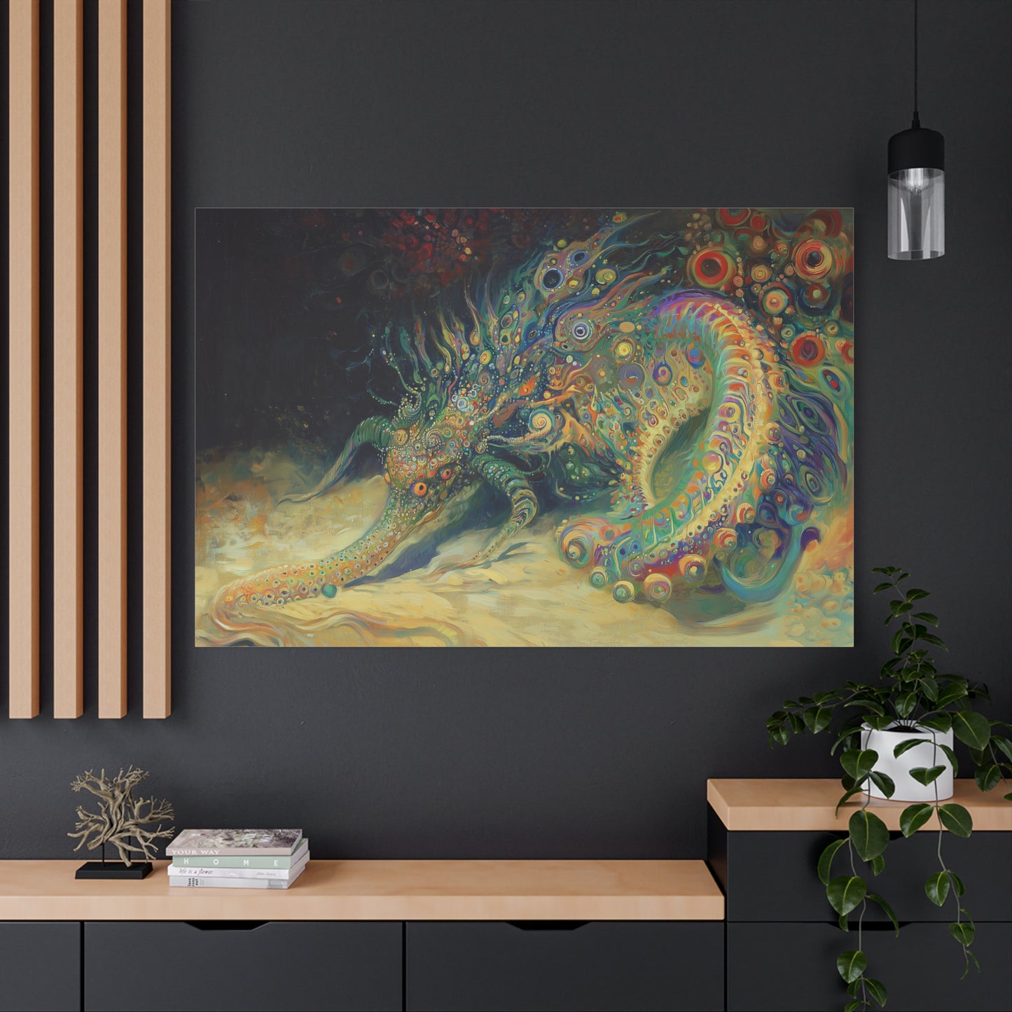 Serpent of Dreams Canvas Print