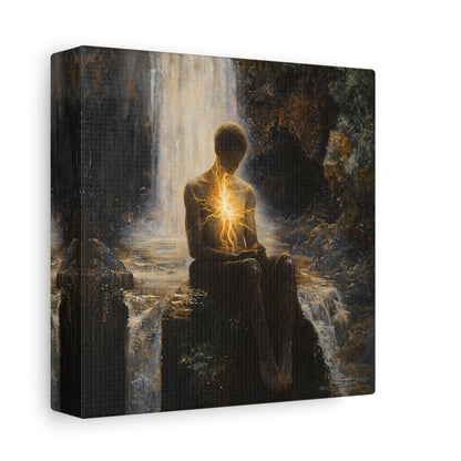 A Quiet Spark Canvas Print