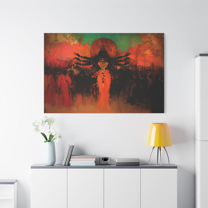 The Radiant Deity Canvas Print