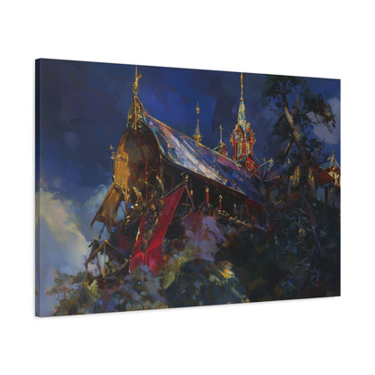 Noble Stronghold Canvas Print