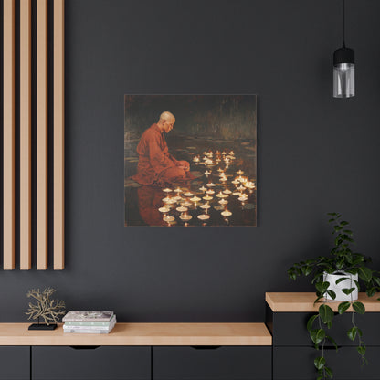 Whispering Flames Canvas Print