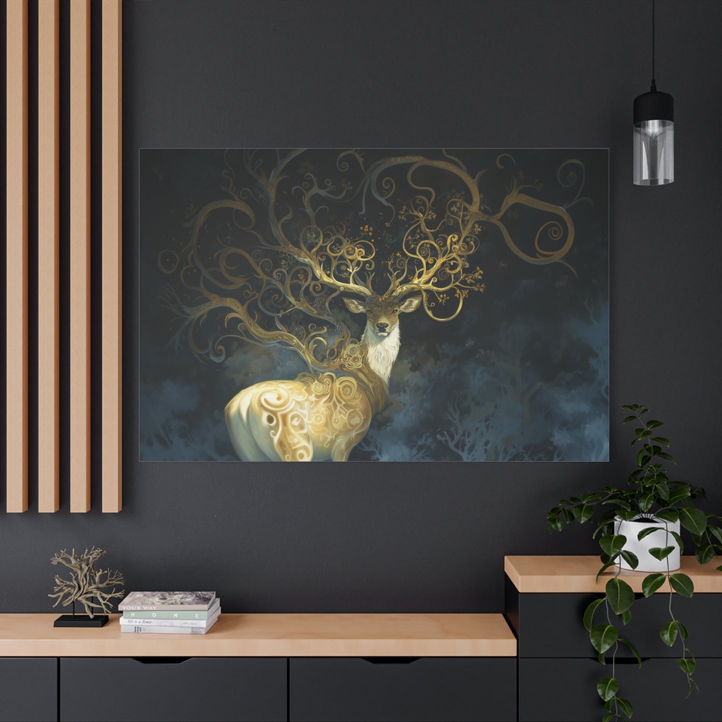 Eldritch Antlers Canvas Print