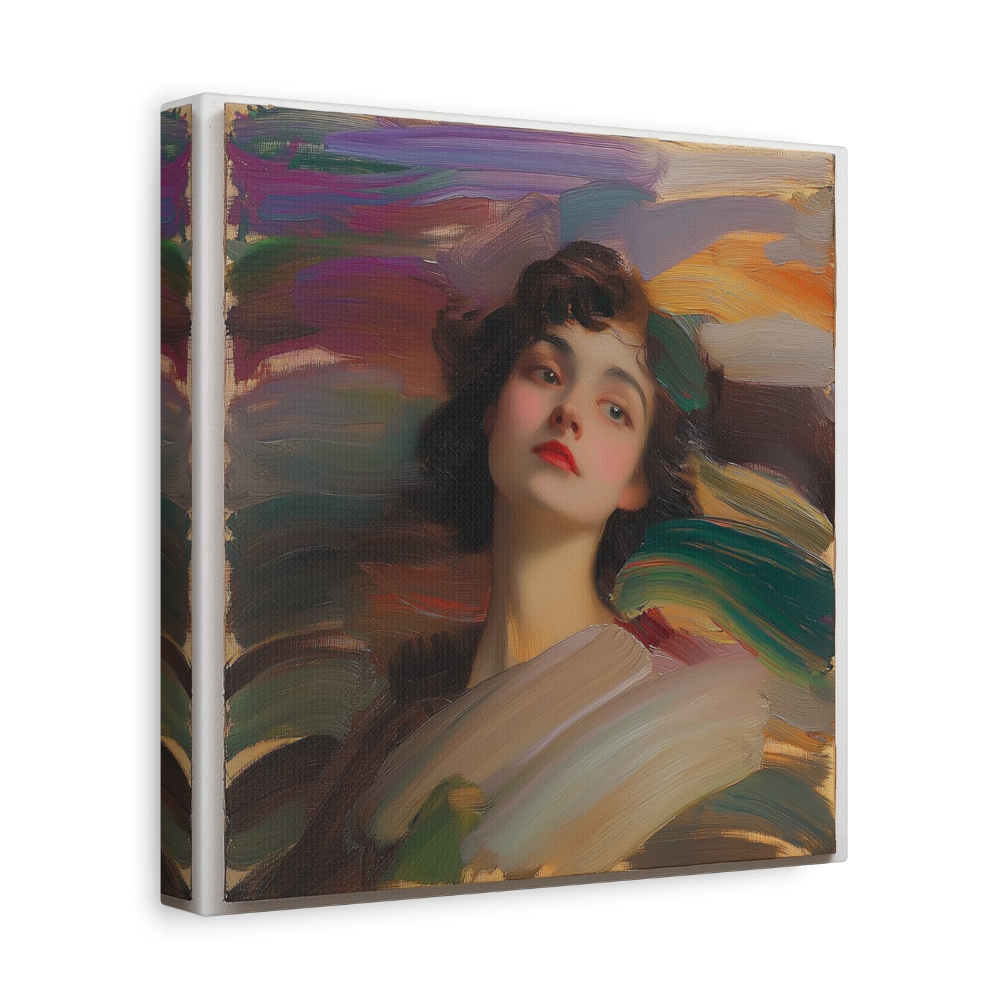 Lady of the Silken Veil Canvas Print