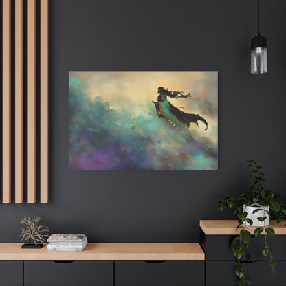 Whispering Eldritch Veil Canvas Print