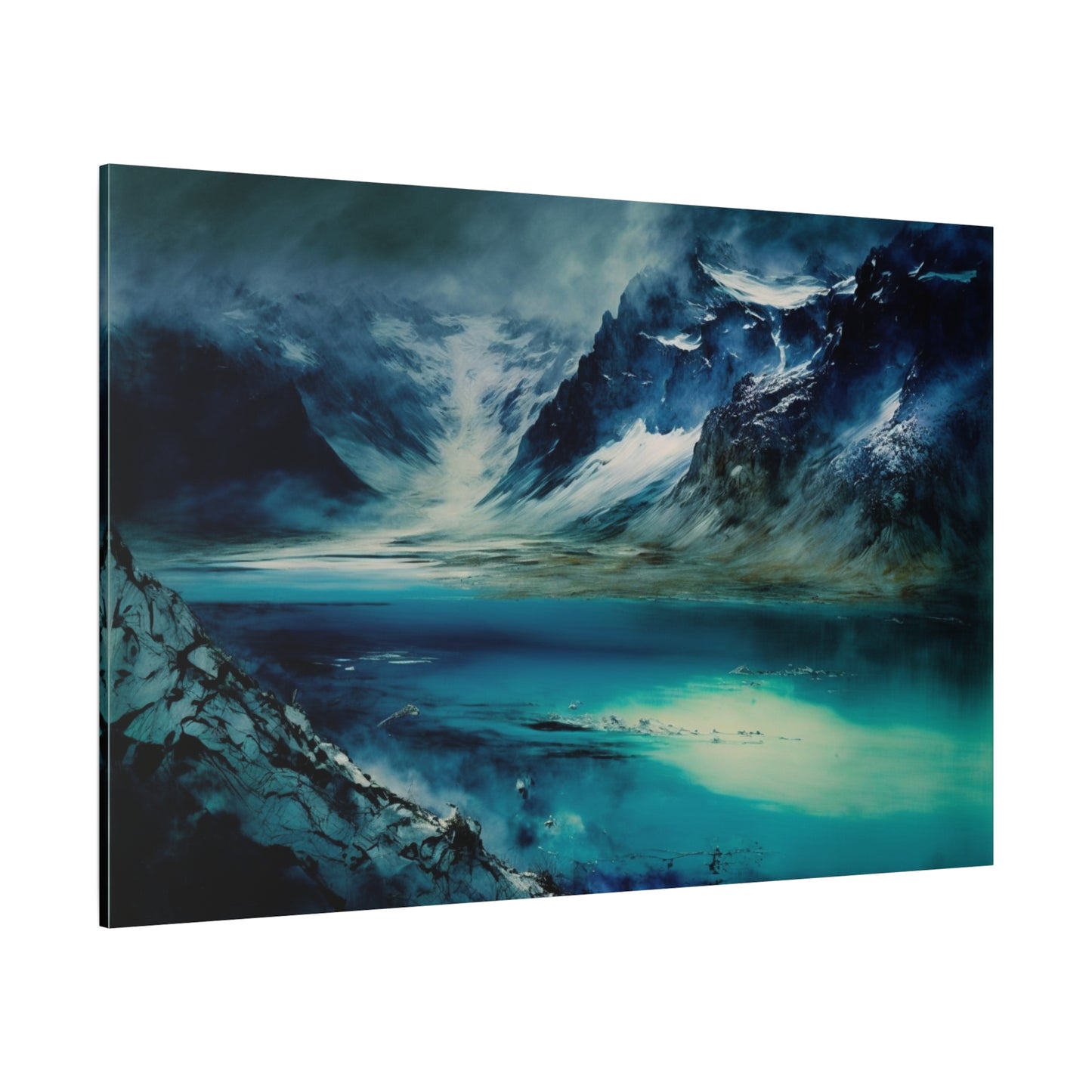 The Balance of Ice Canvas Print