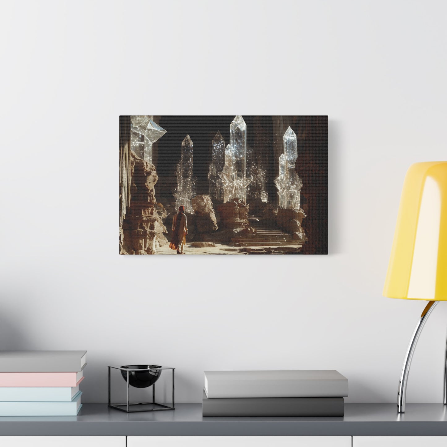 The Luminescent Cavern Canvas Print