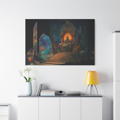 The Cosmic Monarch Canvas Print