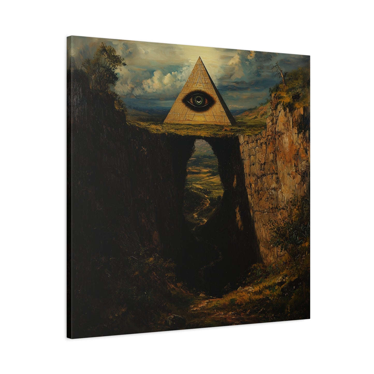 Through the Chasm Canvas Print