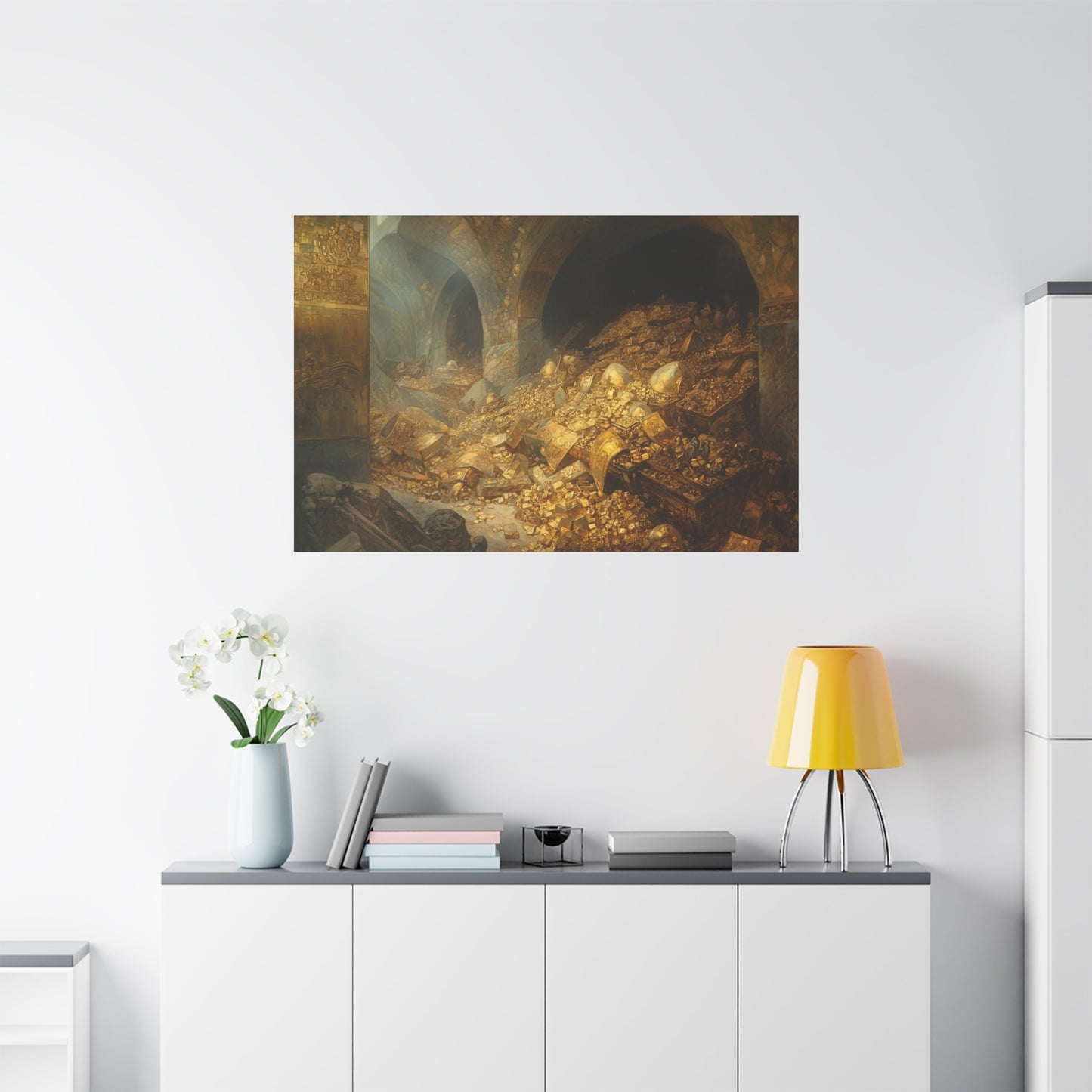 Silent Wealth Canvas Print