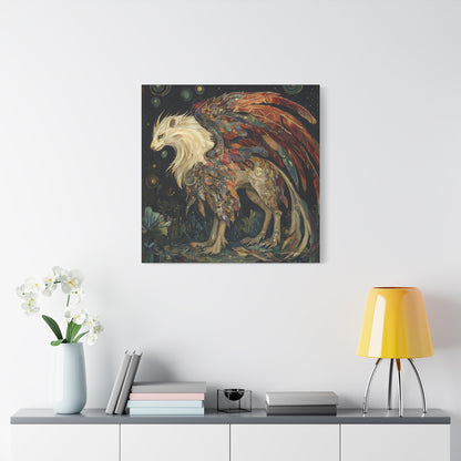 Feathered Infinity Canvas Print