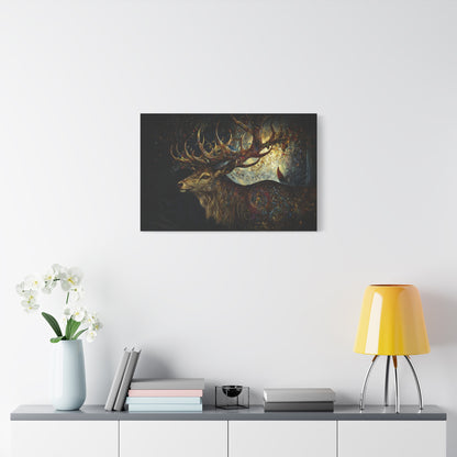 Stag of Yore Canvas Print