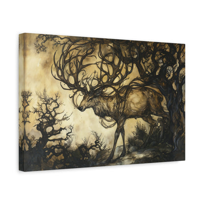 Stag of Ages Canvas Print