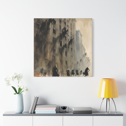 Stark Descent Canvas Print