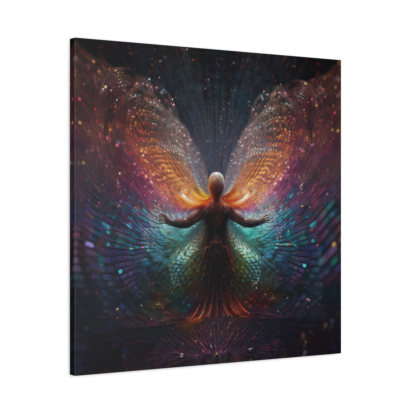 The Cosmic Unveiling Canvas Print