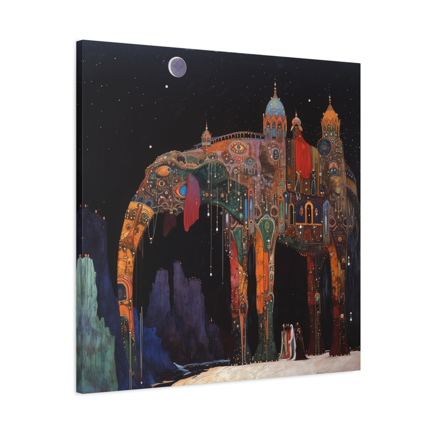 Night's Majesty Canvas Print