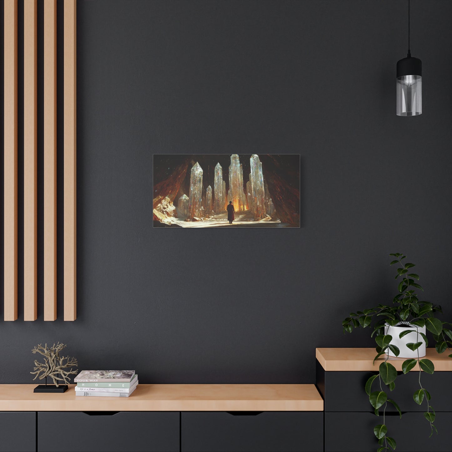 Shards of Starlight Canvas Print