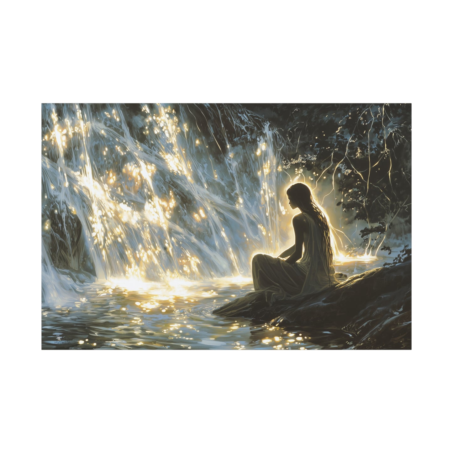 Silent Stream Canvas Print