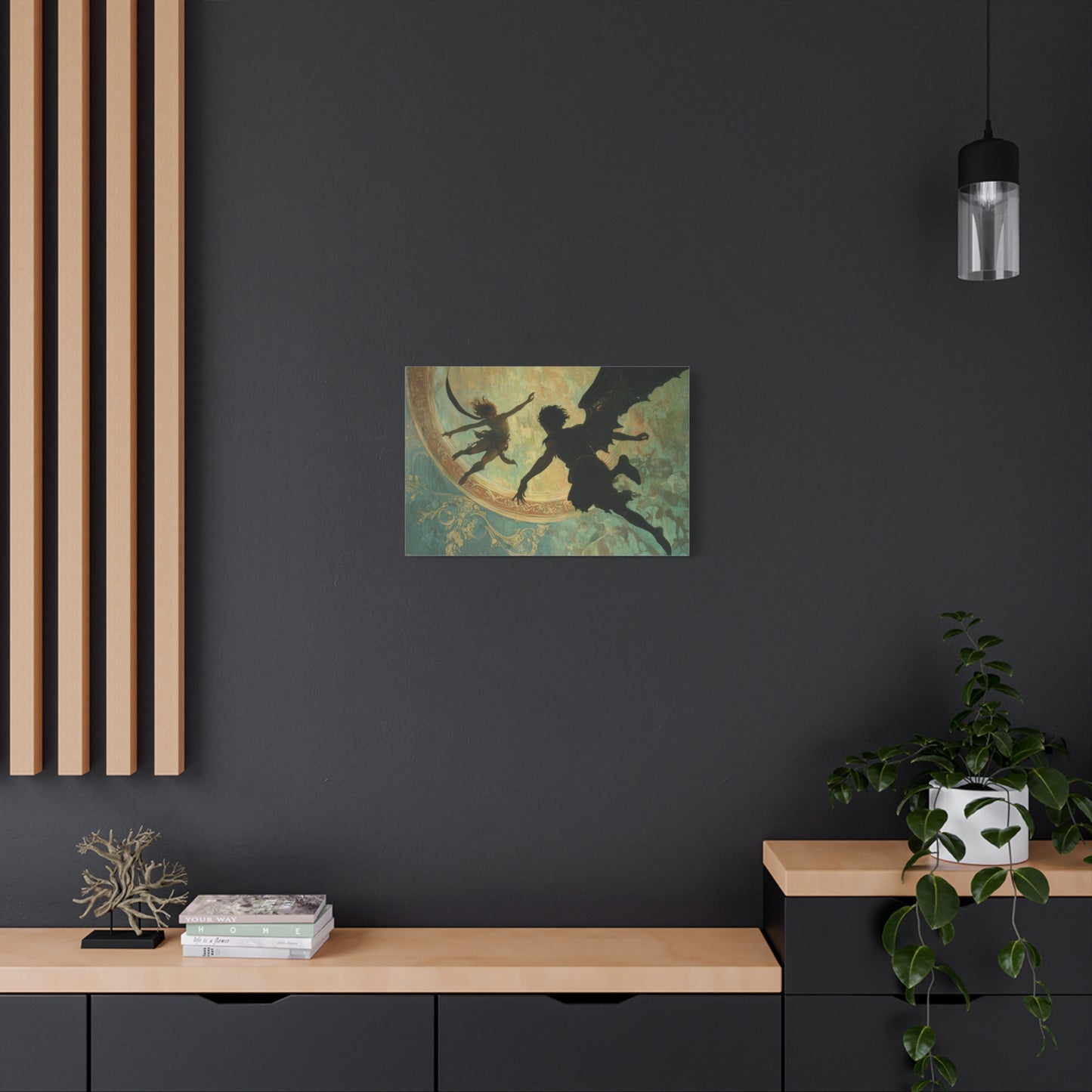 The Dance of Shadows Canvas Print