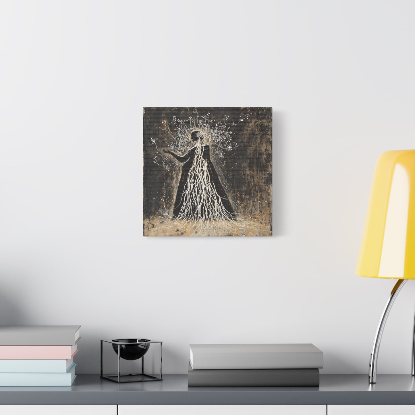 Eldritch Whispers Aflame Canvas Print