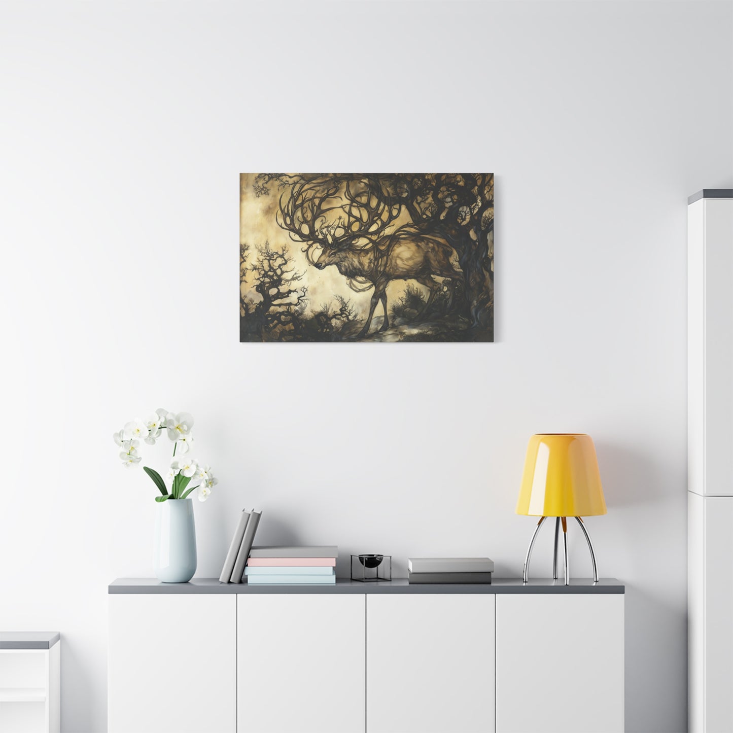 Stag of Ages Canvas Print