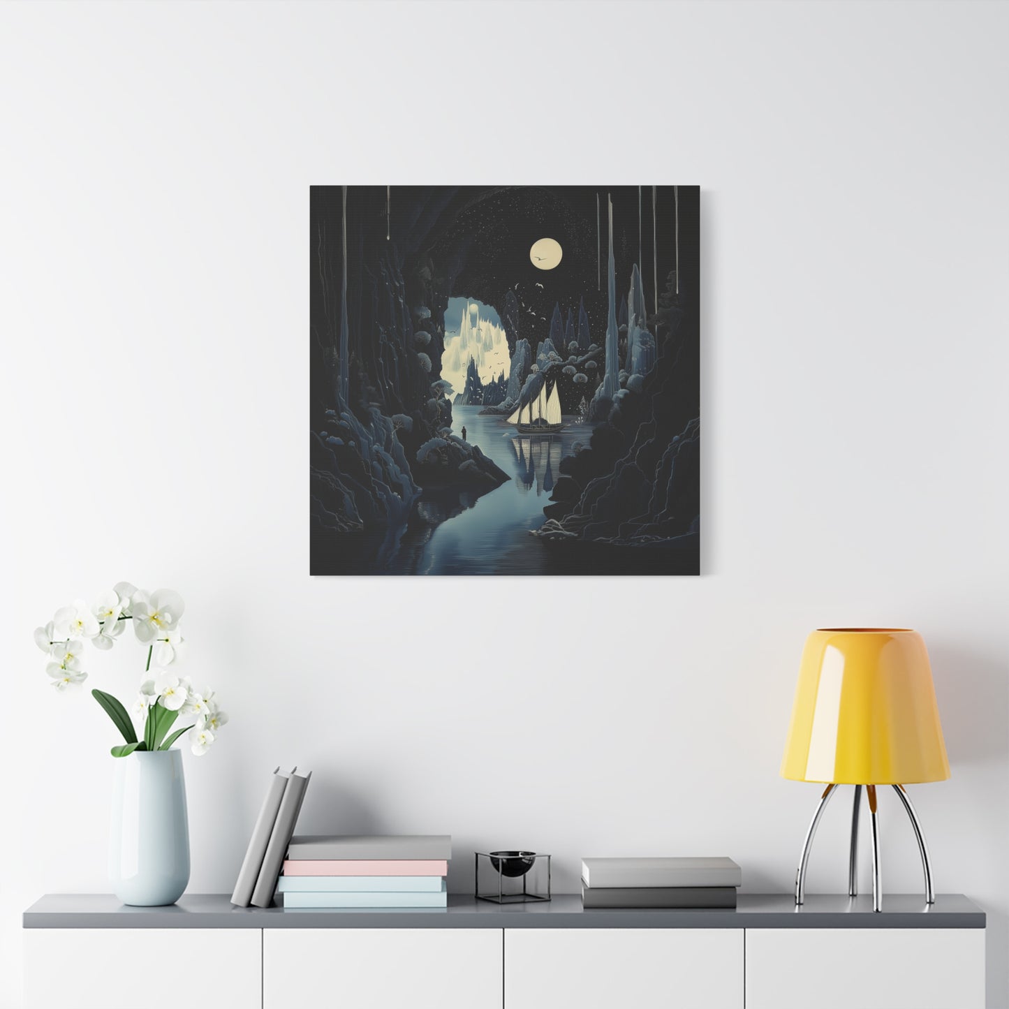 Night's Veil Canvas Print