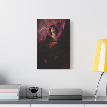 In Scarlet Silence Canvas Print