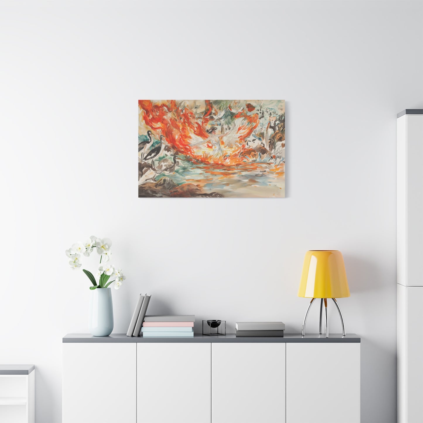 The Phoenix Dance Canvas Print