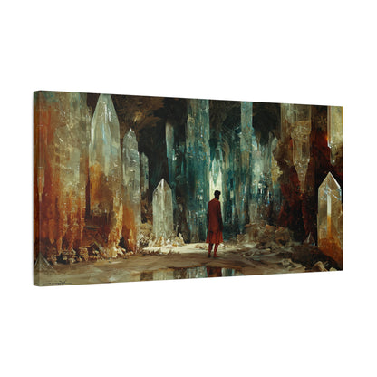 The Crystal Pathway Canvas Print