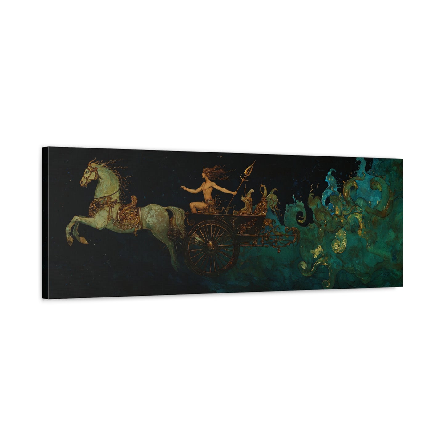 Ride to Dawn Canvas Print