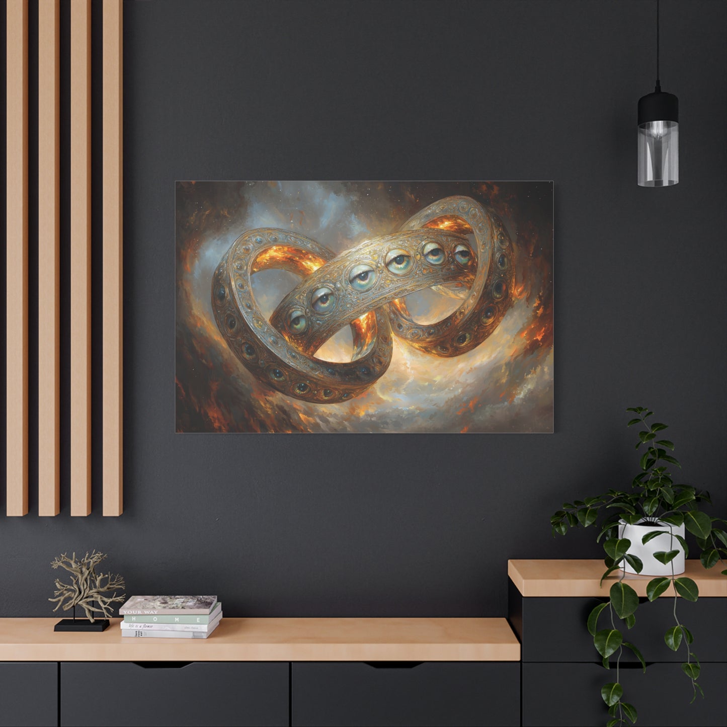 The Infinite Gaze Canvas Print