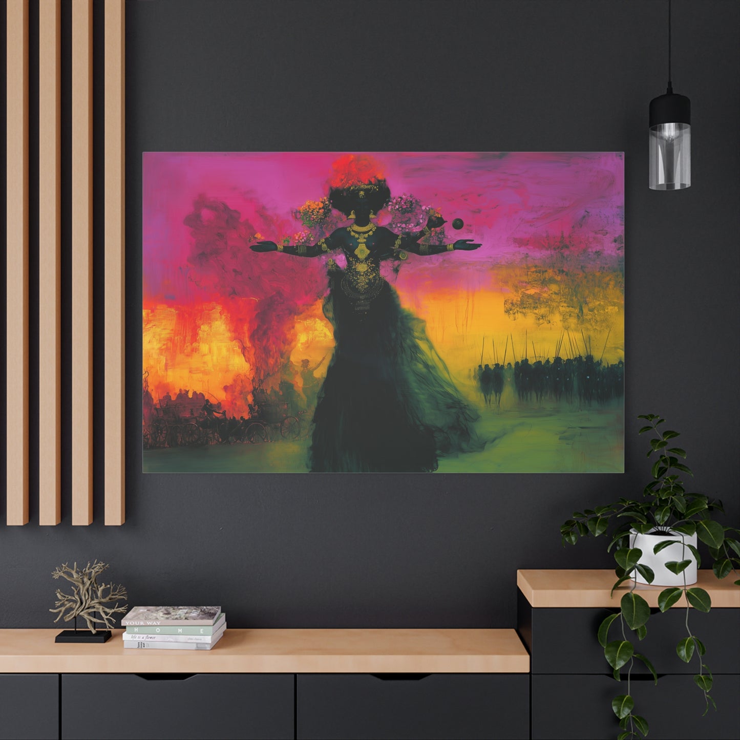 Dark Dance Canvas Print