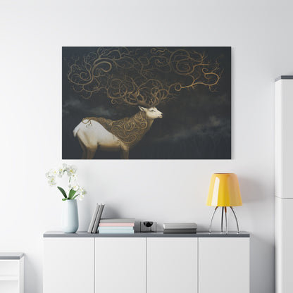 Antlers Speak Canvas Print