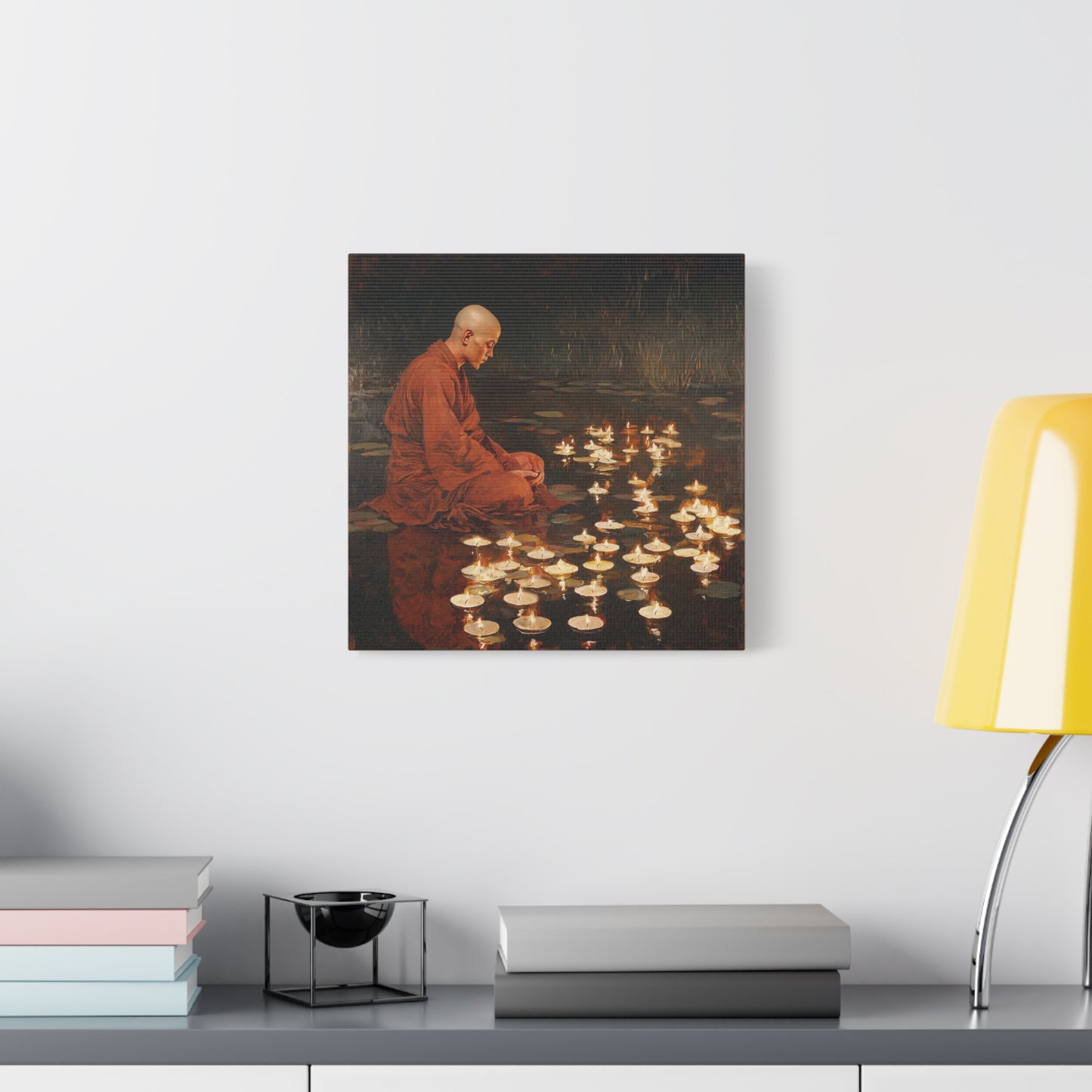 Whispering Flames Canvas Print