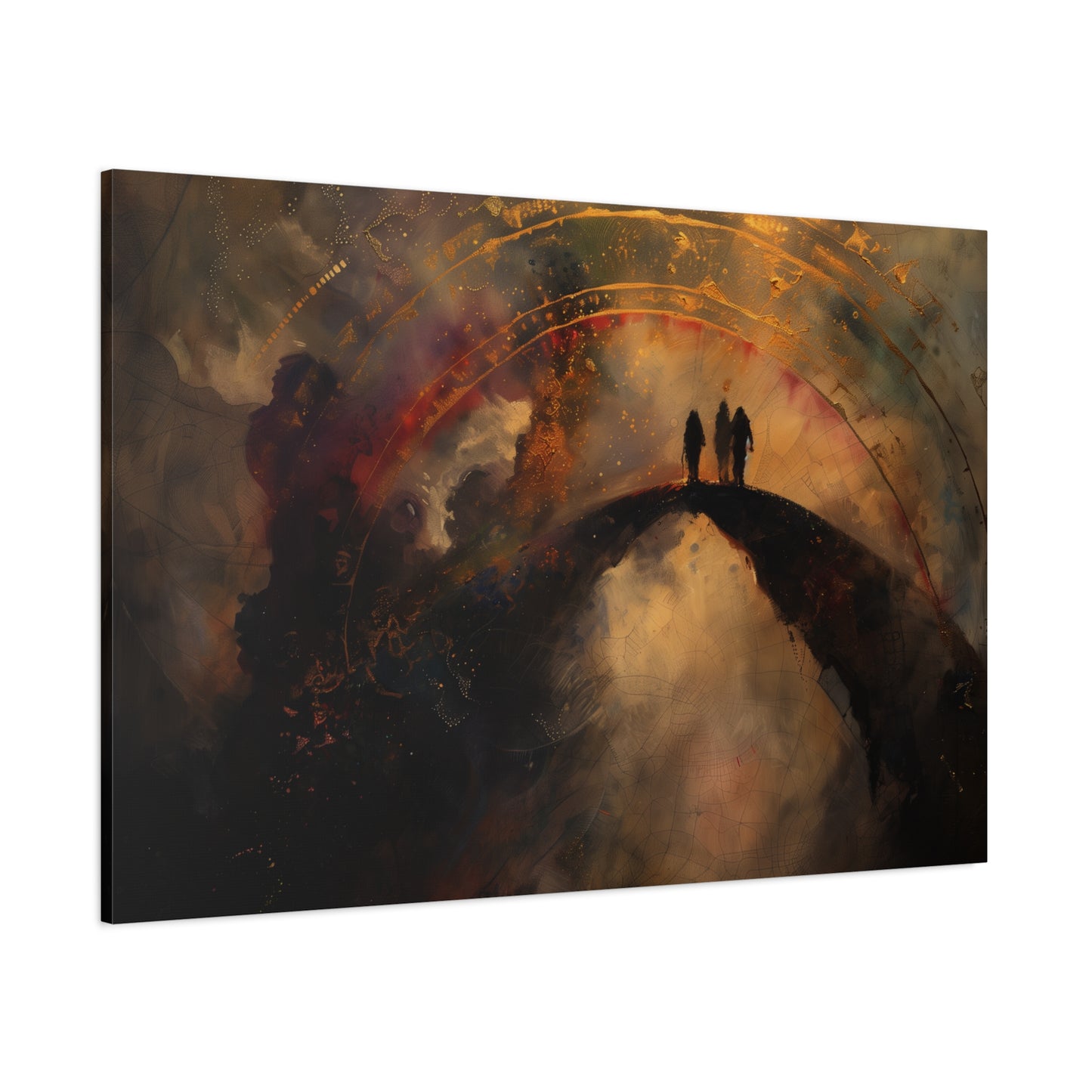 Twilight Pilgrims Canvas Print