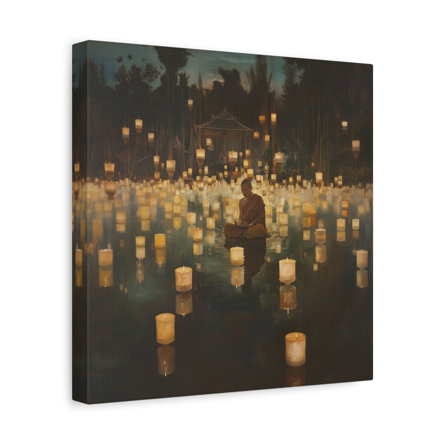 Silent Flames Canvas Print