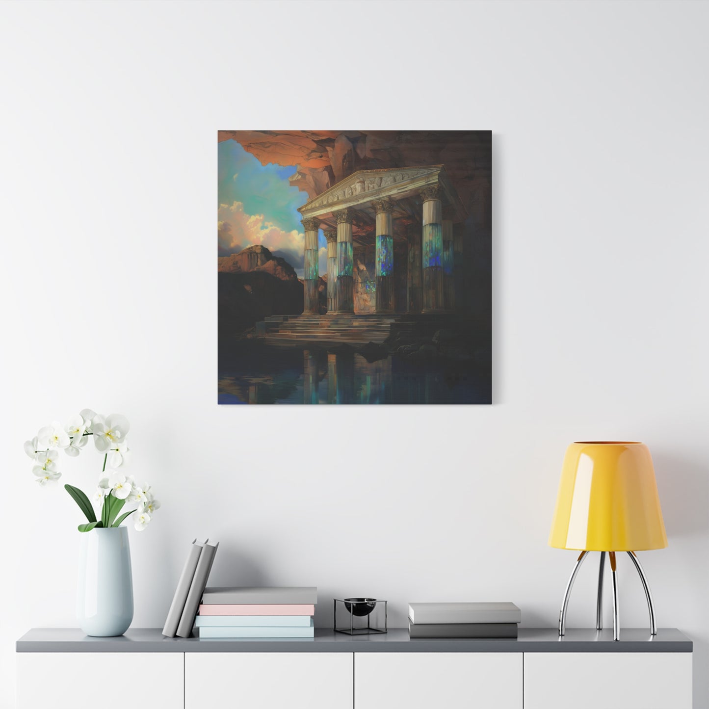 The Dreaming Temple Canvas Print