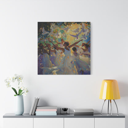 The Dance of Dreams Canvas Print