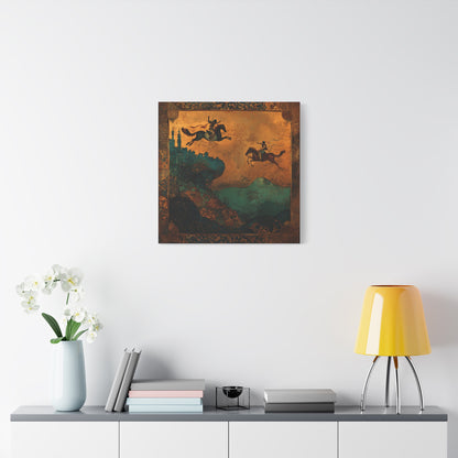 Riders of Midnight Canvas Print