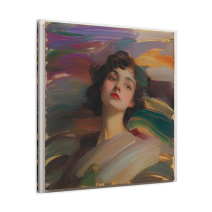 Lady of the Silken Veil Canvas Print