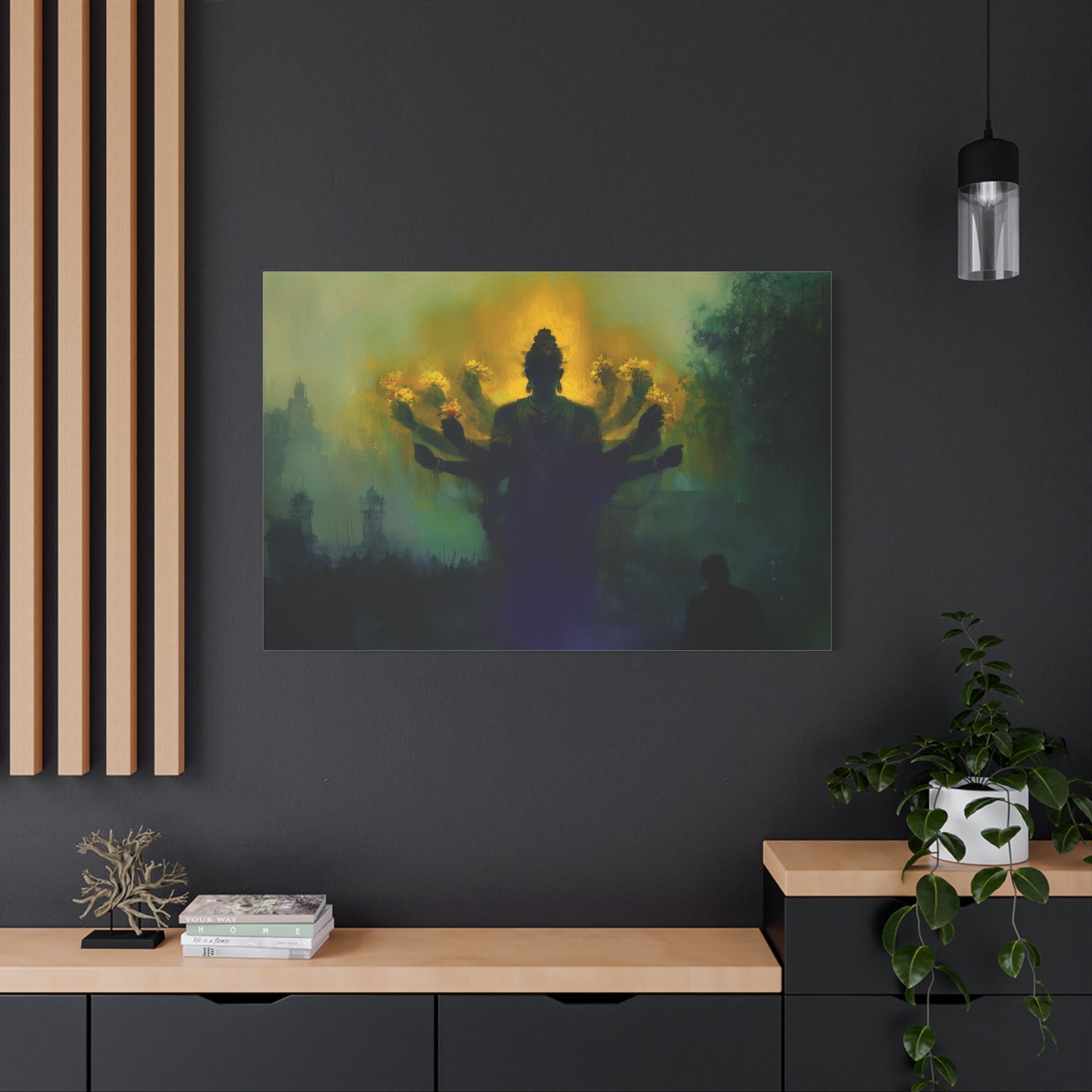 The Dreaming Deity Canvas Print