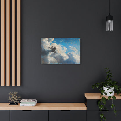 Riders of the Sky Canvas Print