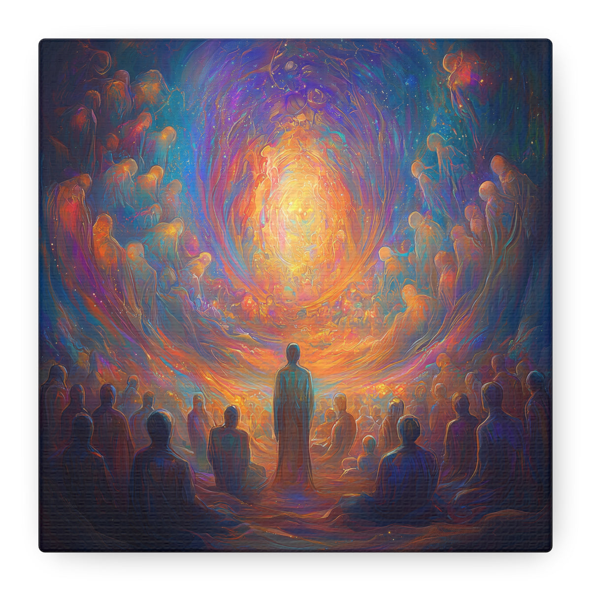 Souls in Silence Canvas Print