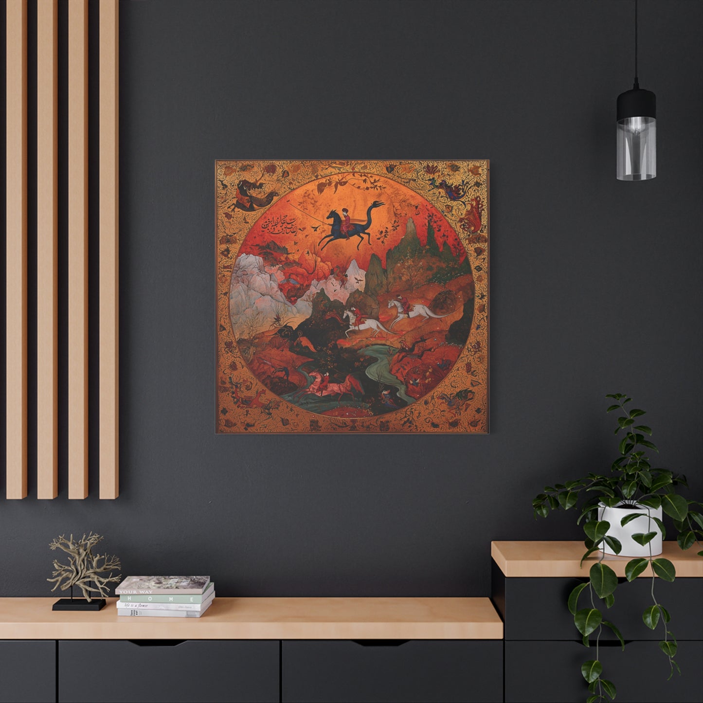 Riders in the Dust Canvas Print