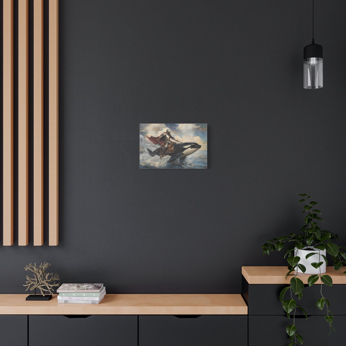 Leviathan's Knight Canvas Print