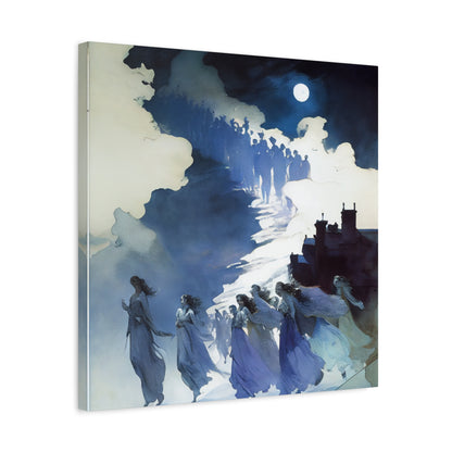 Midnight Procession Canvas Print