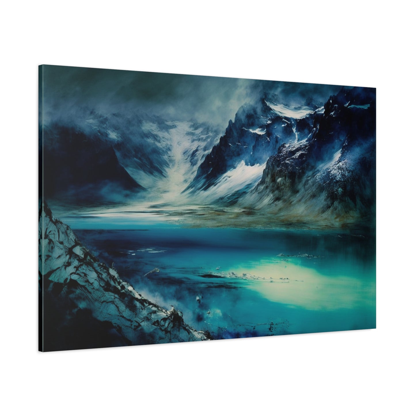 The Balance of Ice Canvas Print